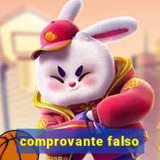 comprovante falso